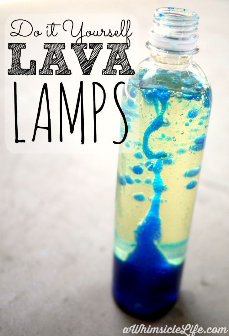 Make Your Own Lava Lamp: A very simple 5-minute science experiment -   19 diy projects For Boys food coloring ideas