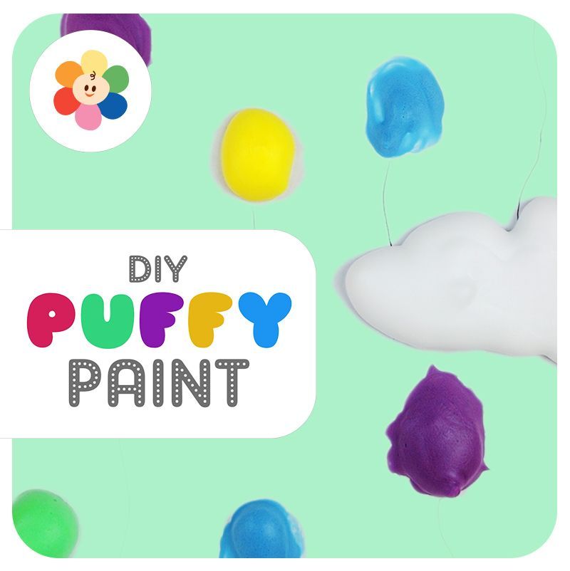 DIY Puffy Paint - A Fun and Creative Painting Technique -   19 diy projects For Boys food coloring ideas
