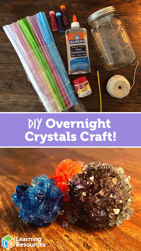 DIY Overnight Crystals Craft! - Learning Resources Blog -   19 diy projects For Boys food coloring ideas