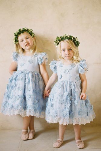 21 Flower Girl Dresses To Create A Magic Look | Wedding Forward -   19 dress Flower Girl blue ideas