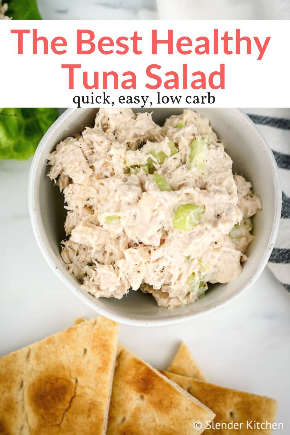 Healthy Tuna Salad - Slender Kitchen -   19 healthy recipes Fish greek yogurt ideas
