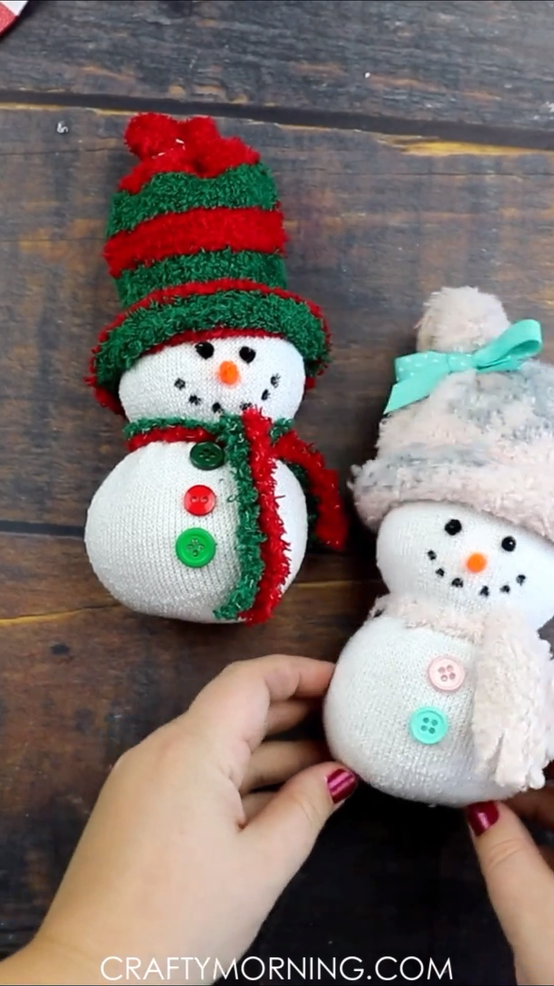 Easy Sock Snowman Craft -   19 holiday Decorations party ideas