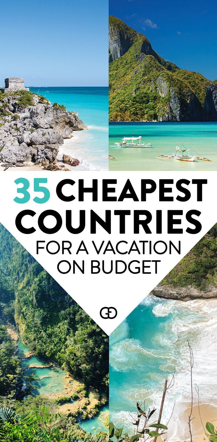 35 Cheapest Countries To Visit in 2019 -   19 holiday Destinations usa ideas
