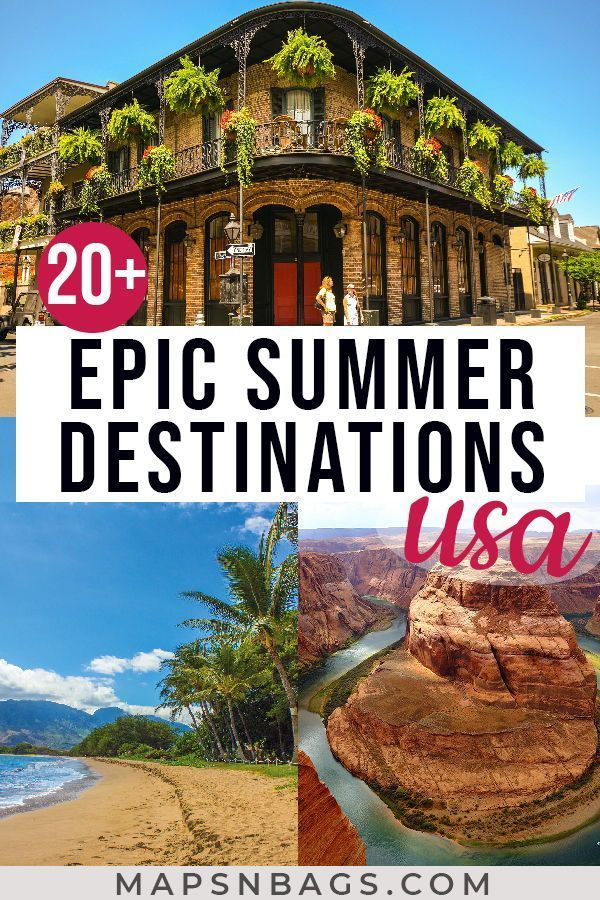 20+ Amazing Summer Destinations in the US [#5 will blow your mind!] -   19 holiday Destinations usa ideas