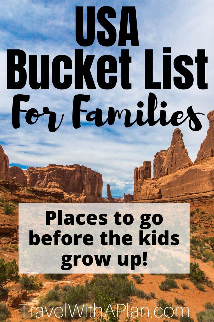 USA Bucket List: 15 Must See Places for Families | Travel With a Plan -   19 holiday Destinations usa ideas