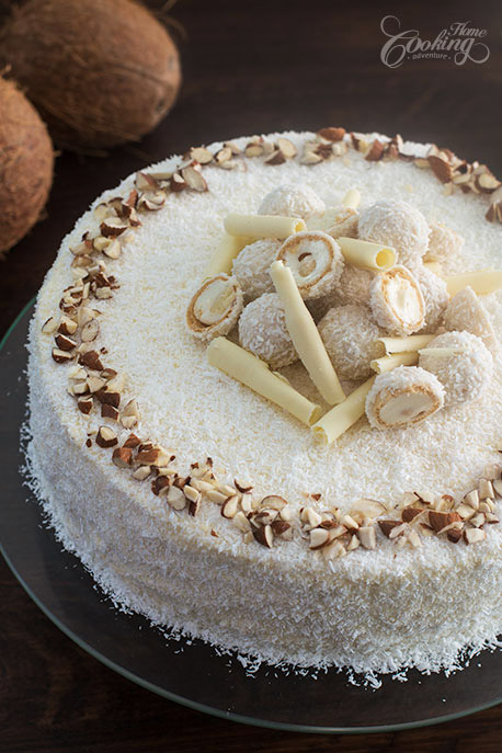 Almond Coconut Cake (Raffaello cake) -   22 coconut cake Decoration ideas