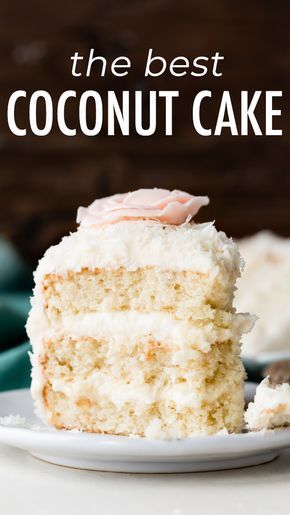 Fluffy & Moist Coconut Cake | Sally's Baking Addiction -   22 coconut cake Decoration ideas