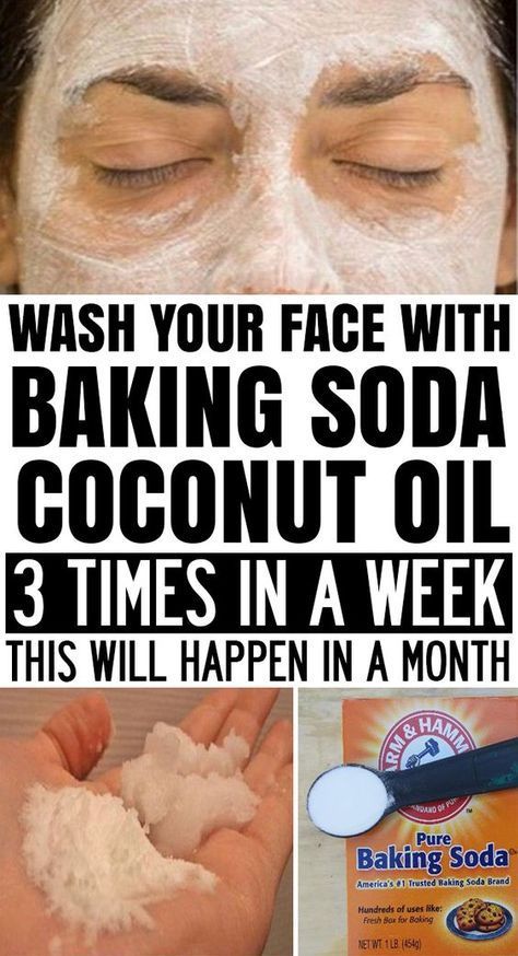 Wash Your Face with Coconut Oil and Baking Soda 3 Times a Week and This Will Happen in a Month! - She Made by Grace -   13 skin care Tips makeup ideas