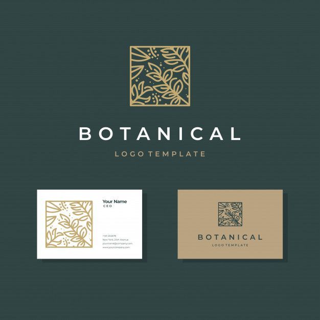 Botanical Garden Logo Template -   15 flower planting Logo ideas