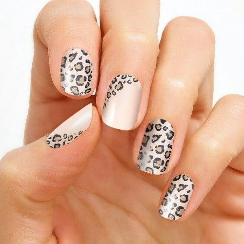 Color Street Nail Polish Strips TREND SPOTTED Beige Leopard Mixed Mani -   15 trend spotted color street ideas