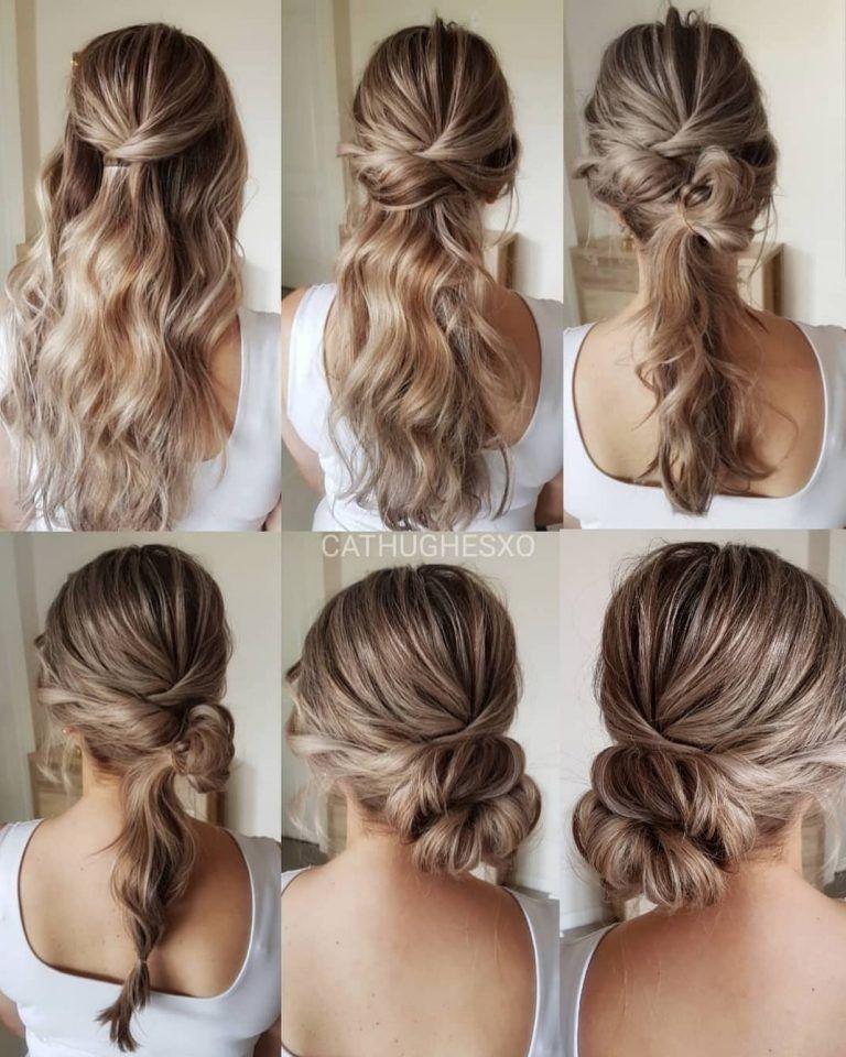 Simple and Pretty DIY Updo Hairstyle Tutorials For Wedding Guest - Page 3 of 3 -   16 wedding hairstyles DIY ideas