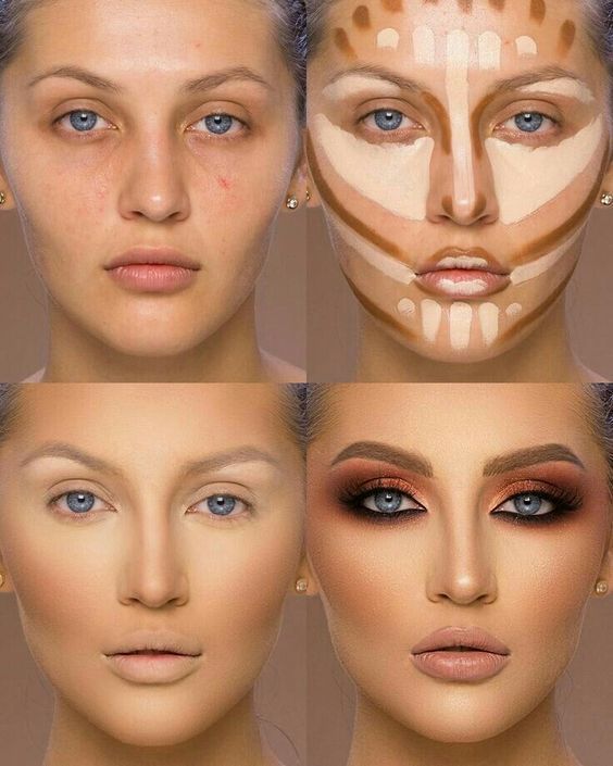 Curso de Maquiagem Andreia Venturini - Curso Maquiagem na web -   17 makeup Face contouring ideas