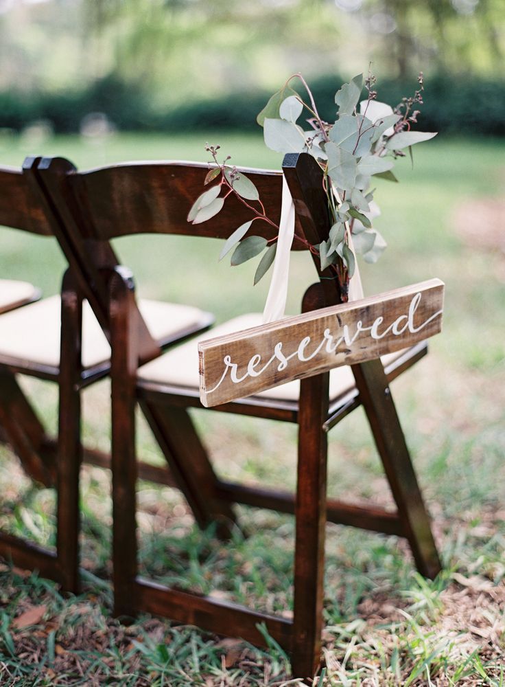 Style Me Pretty The Vault -   17 reserved wedding Signs ideas