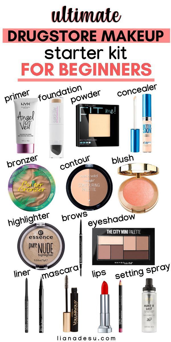 The Ultimate Drugstore Makeup Starter Kit for Beginners -   18 drugstore makeup For Teens ideas
