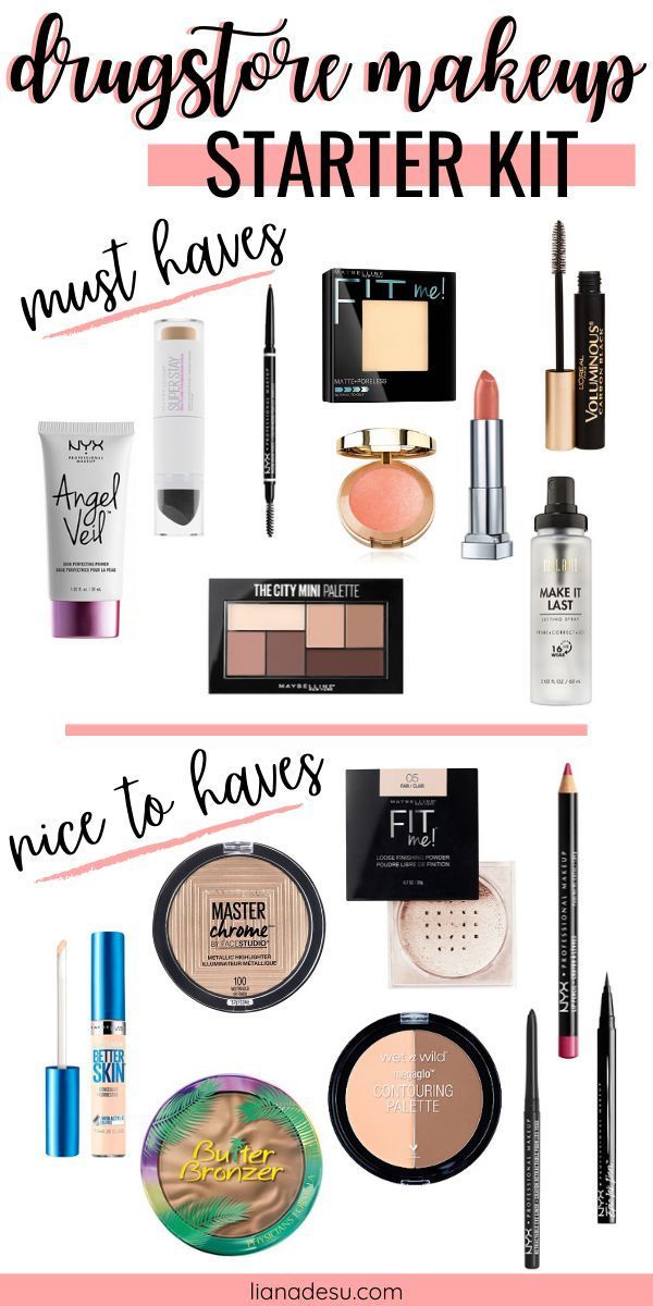 The Ultimate Drugstore Makeup Starter Kit for Beginners -   18 drugstore makeup For Teens ideas