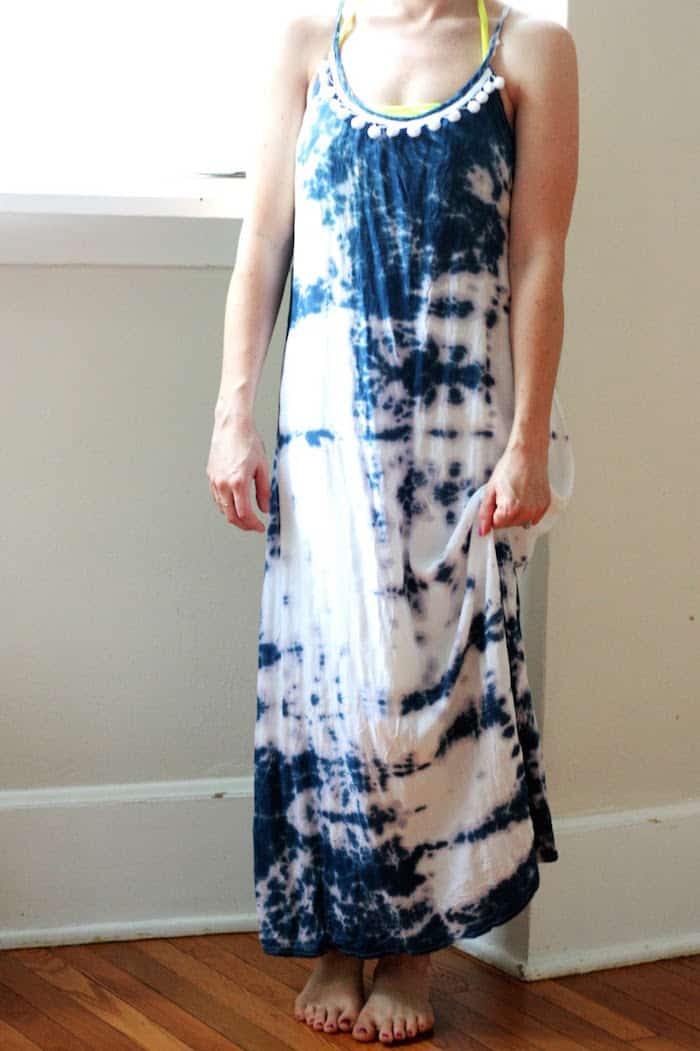 Anthropologie Inspired Tie-Dye Dress -   18 dye dress DIY ideas