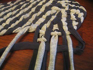 How to Braid a NO SEW Rag Rug -   18 fabric crafts DIY rag rugs ideas