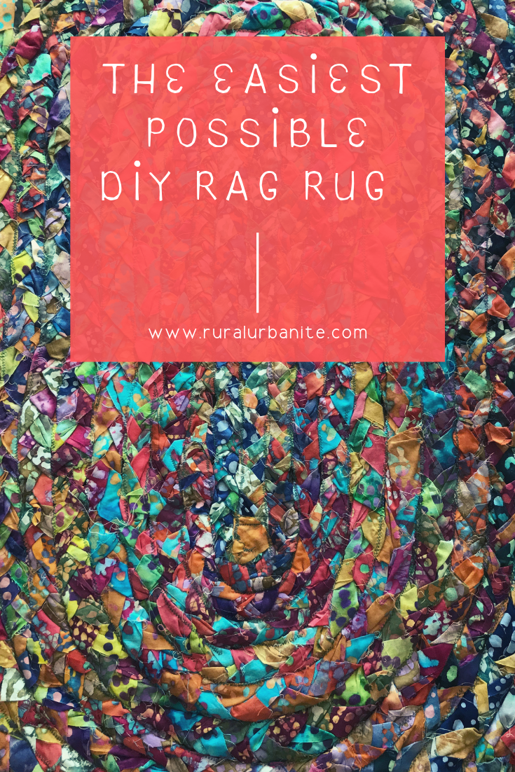 The Easiest Version of a Rag Rug — Rural Urbanite -   18 fabric crafts DIY rag rugs ideas