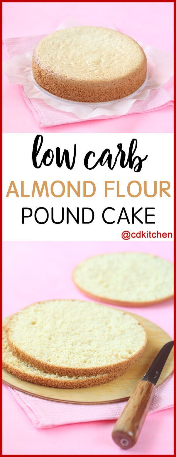 Low-Carb Almond Flour Pound Cake Recipe | CDKitchen.com -   19 cake Easy low carb ideas