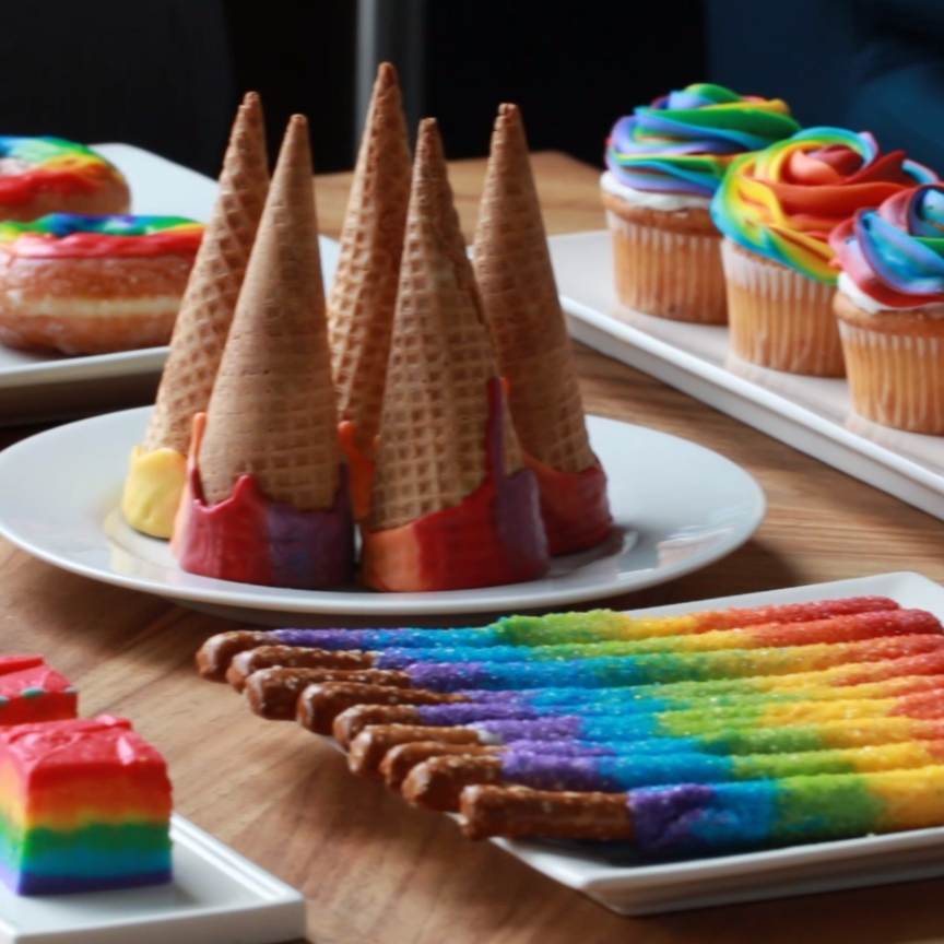 5 Easy Rainbow Snacks For Spring -   19 cake Rainbow snacks ideas