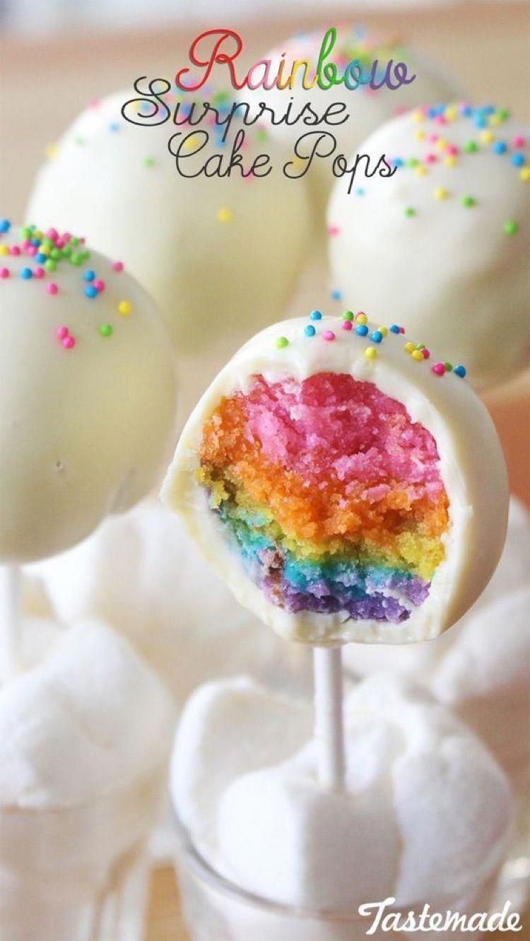 19 cake Rainbow snacks ideas