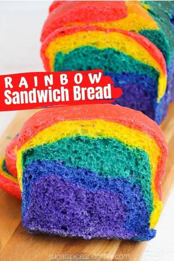 Homemade Rainbow Bread ? Sugar, Spice and Glitter -   19 cake Rainbow snacks ideas