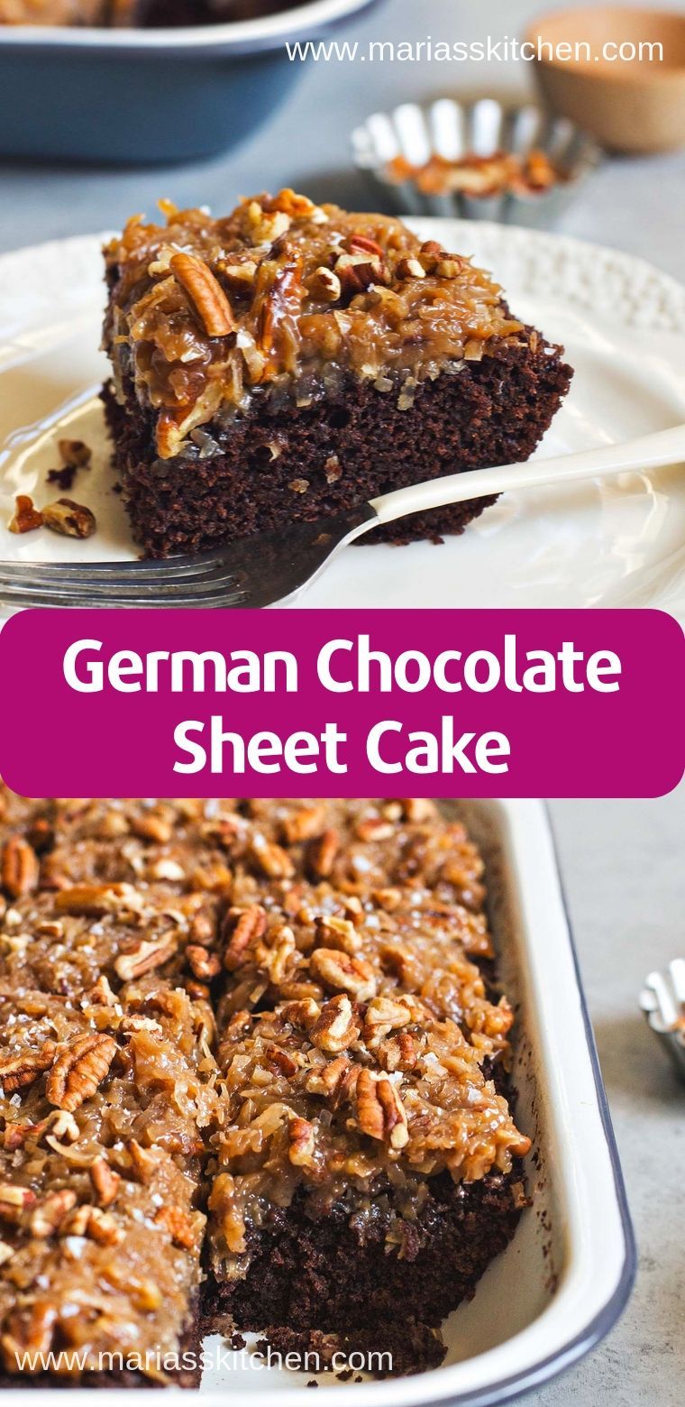 Best Ever German Chocolate Sheet Cake Recipe -   19 cake Sheet simple ideas