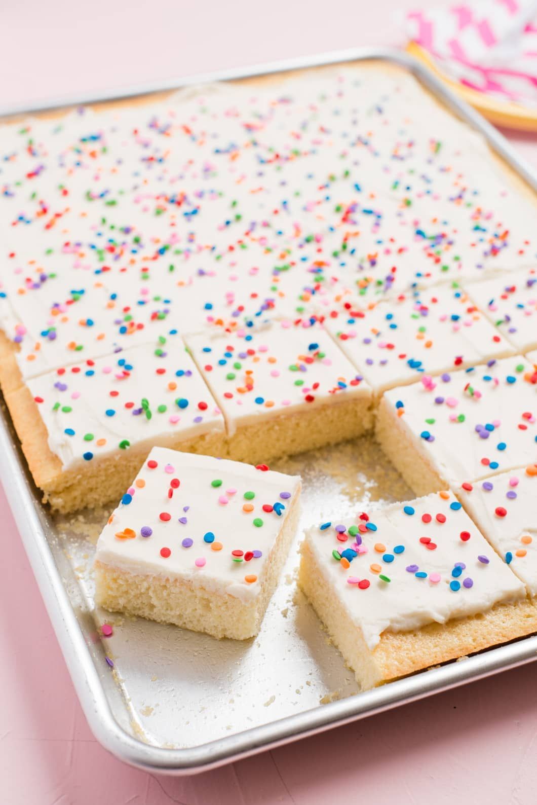 Recipe: One-Bowl Vanilla Sheet Cake with Sprinkles -   19 cake Sheet simple ideas