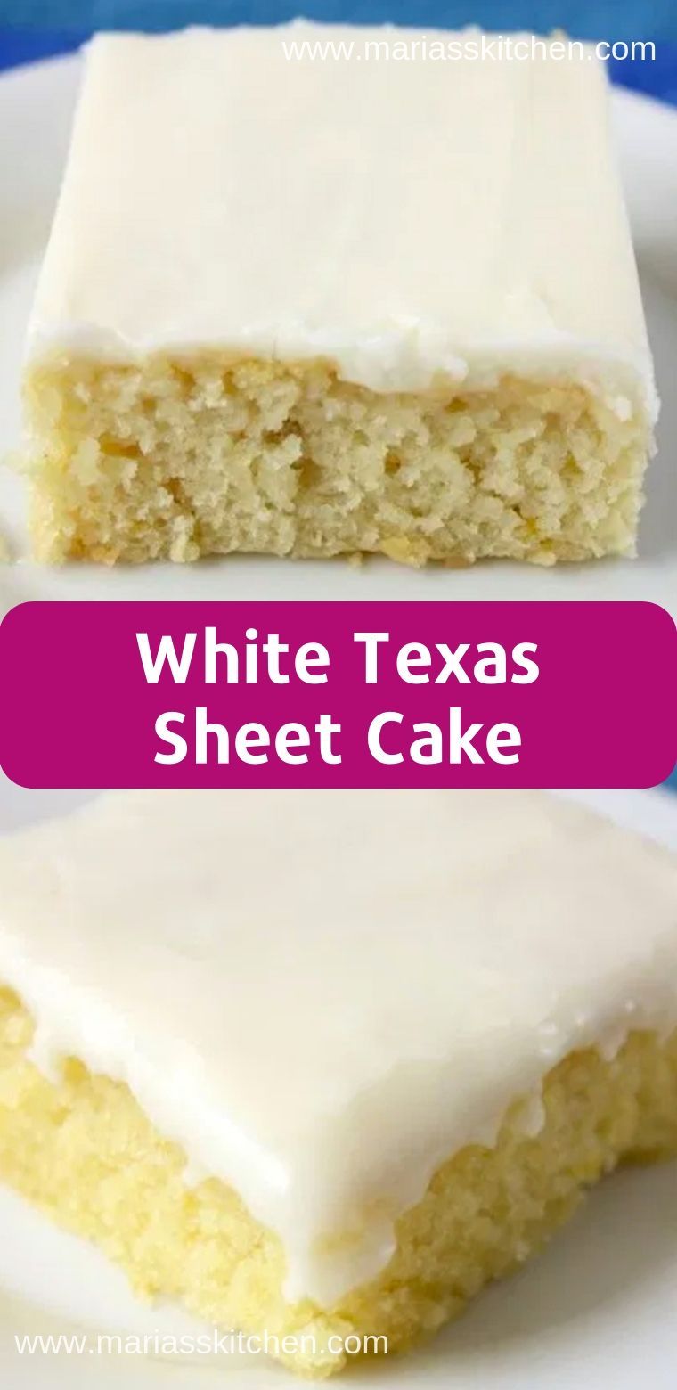 Super Moist White Texas Sheet Cake Recipe - Maria's Kitchen -   19 cake Sheet simple ideas