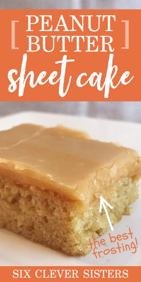 Peanut Butter Sheetcake - Our Family Favorite! -   19 cake Sheet simple ideas