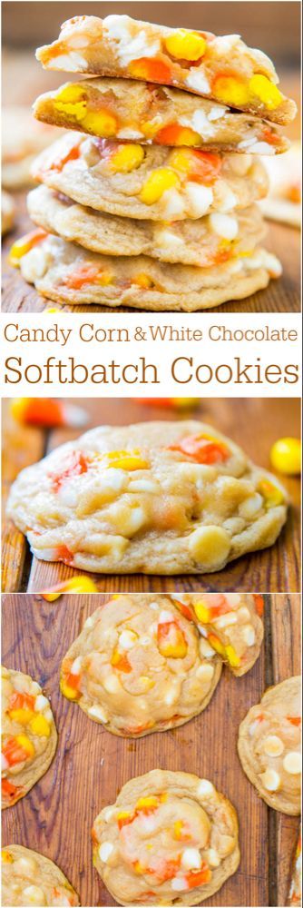 White Chocolate Candy Corn Cookies - Averie Cooks -   19 candy corn cookies ideas