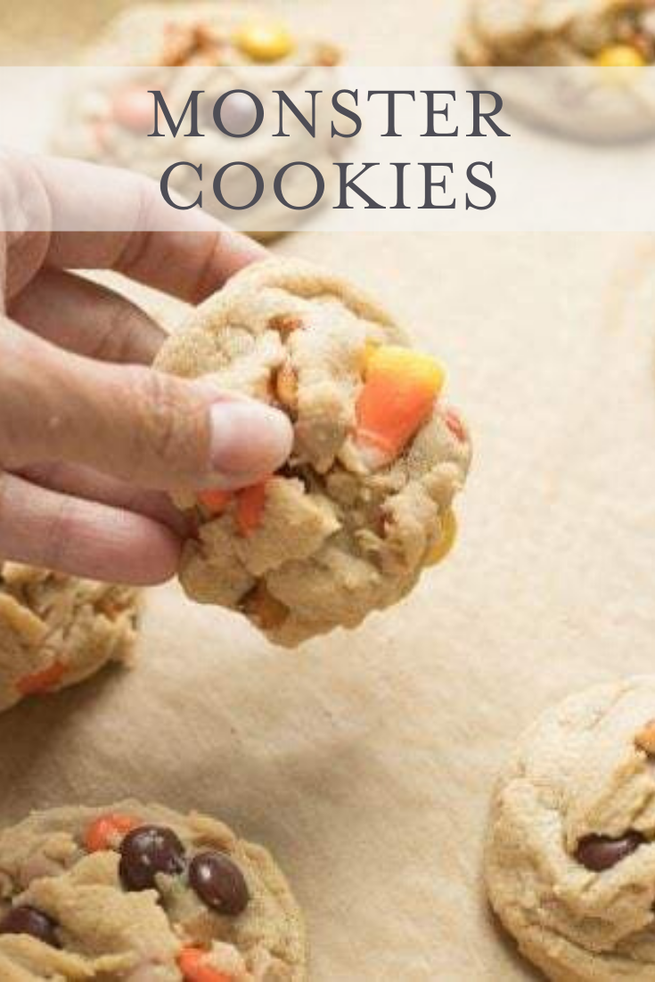 Monster Mash Cookies | Monster Cookies (for Halloween) -   19 candy corn cookies ideas