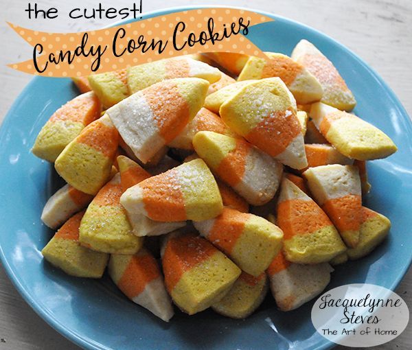 Candy Corn Cookies Recipe - Jacquelynne Steves -   19 candy corn cookies ideas