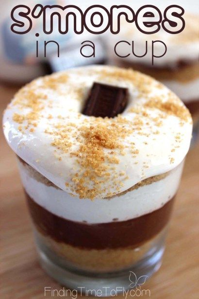 S'mores In A Cup -   19 desserts Individual cooking ideas
