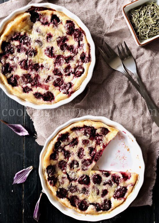 Cherry Clafoutis - Easy desserts - Mother's Day brunch - Cooking Journey Blog -   19 desserts Individual cooking ideas