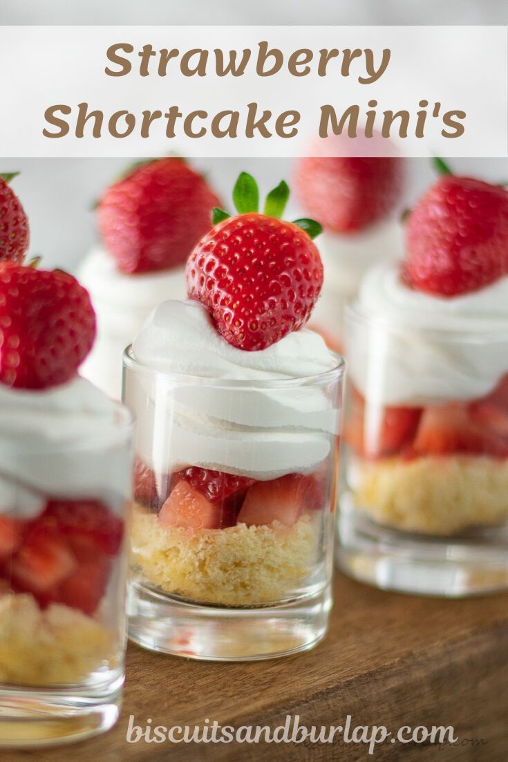 Strawberry Shortcake Mini Desserts -   19 desserts Individual cooking ideas