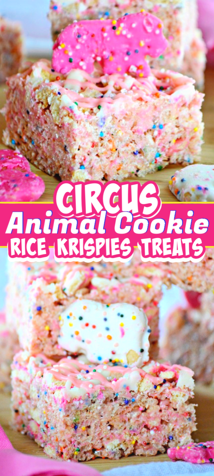 Circus Animal Rice Krispies Treats -   19 desserts Rezepte cookies ideas