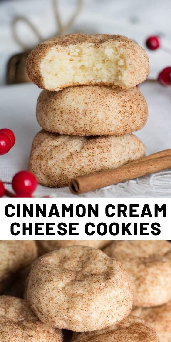 Cinnamon Cream Cheese Cookies -   19 desserts Rezepte cookies ideas
