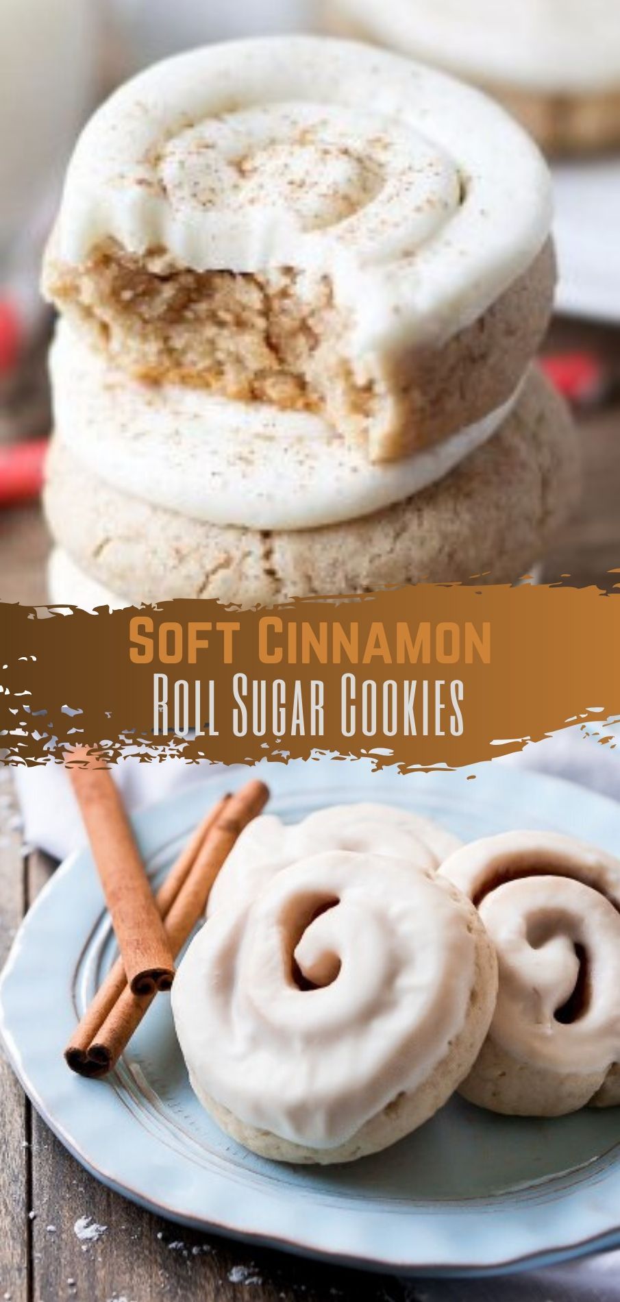 Soft Cinnamon Roll Sugar Cookies -   19 desserts Rezepte cookies ideas