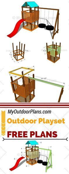 Outdoor Playset Plans | MyOutdoorPlans | Free Woodworking Plans and Projects, DIY Shed, Wooden Playhouse, Pergola, Bbq -   19 diy Outdoor playset ideas