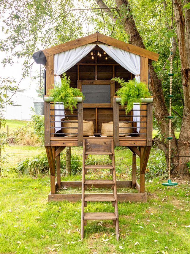 Our DIY Playhouse - Hamilton Park Home -   19 diy Outdoor playset ideas