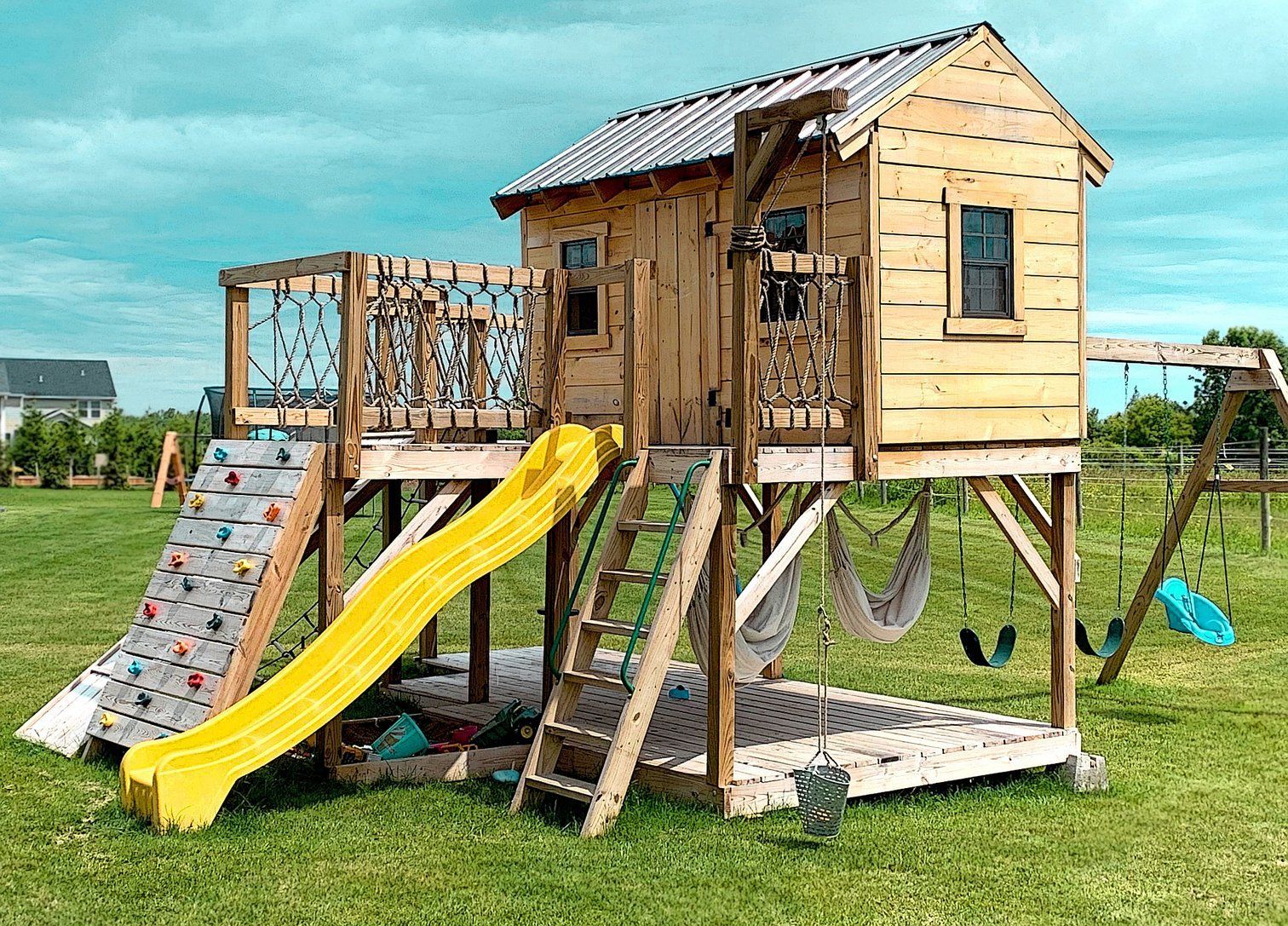 DIY Playhouse Plans | Build a Kid's Backyard Playhouse | 130 Designs -   19 diy Outdoor playset ideas