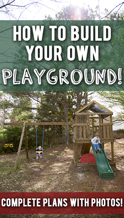 How to Build a DIY Playground Playset -   19 diy Outdoor playset ideas