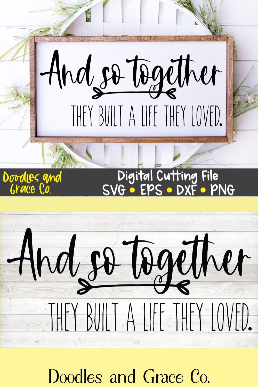 And So Together They Built a Life They Loved SVG | family svg | marriage svg | wedding gift | annive -   19 diy projects For Couples tips ideas