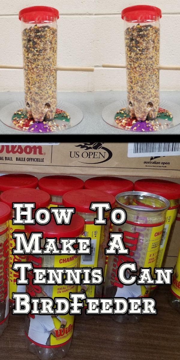 How to Make A Tennis Can Bird Feeder - Thistle Downs Farm -   19 diy projects For Couples tips ideas
