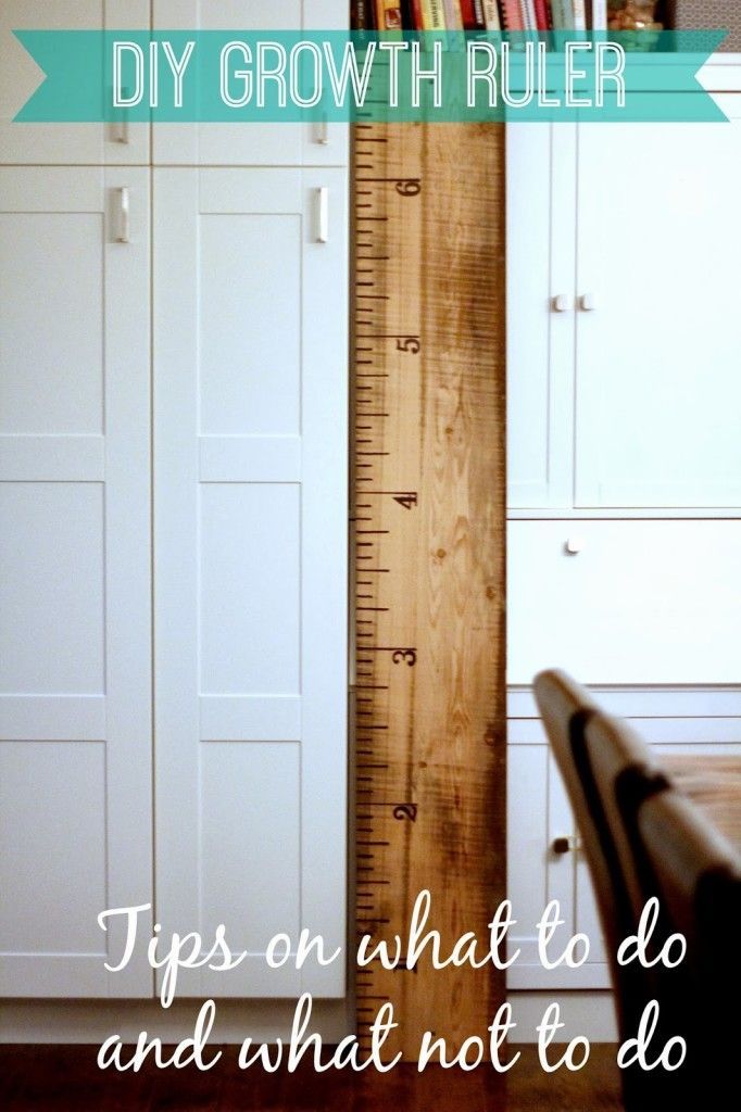 DIY Growth Ruler {Tips on what to do, and what not to do} -   19 diy projects With Wood growth charts ideas