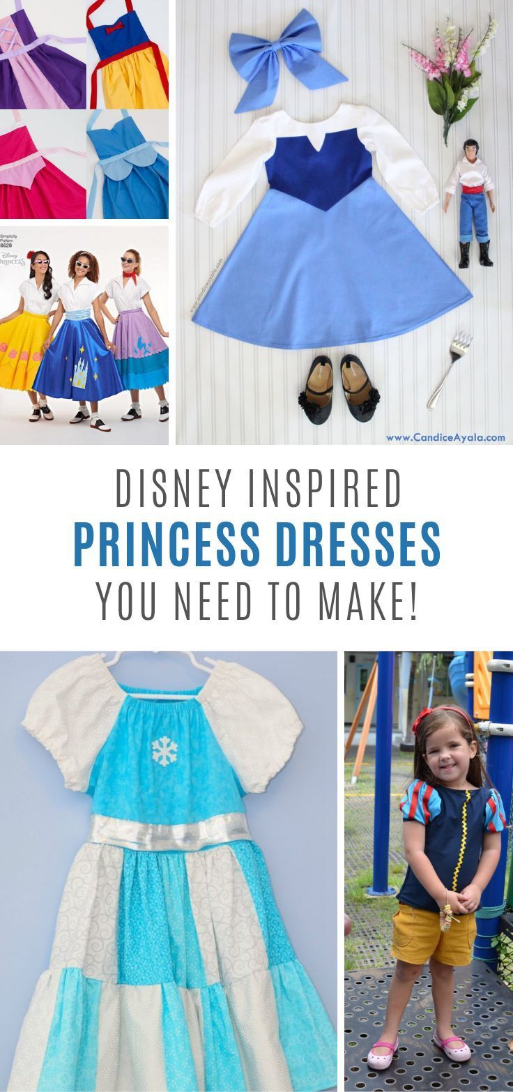 9 DIY Disney Princess Dresses You Can Sew for Your Daughter -   19 dress Patterns princess ideas
