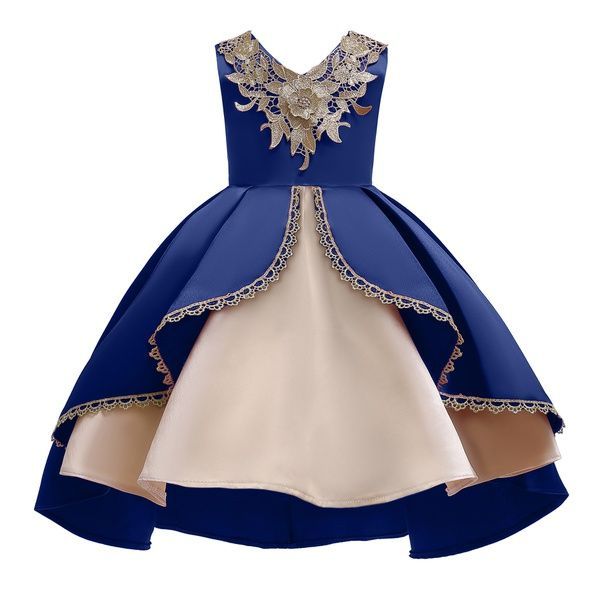 Baby / Toddler Girl Colorblock Lace Flower Sleeveless Irregular Hem Princess Party Dress -   19 dress Patterns princess ideas