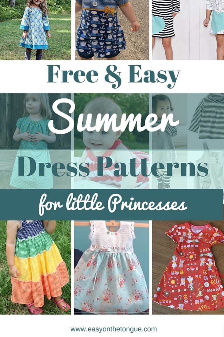 Free & Easy Dress Patterns for little Girls -   19 dress Patterns princess ideas