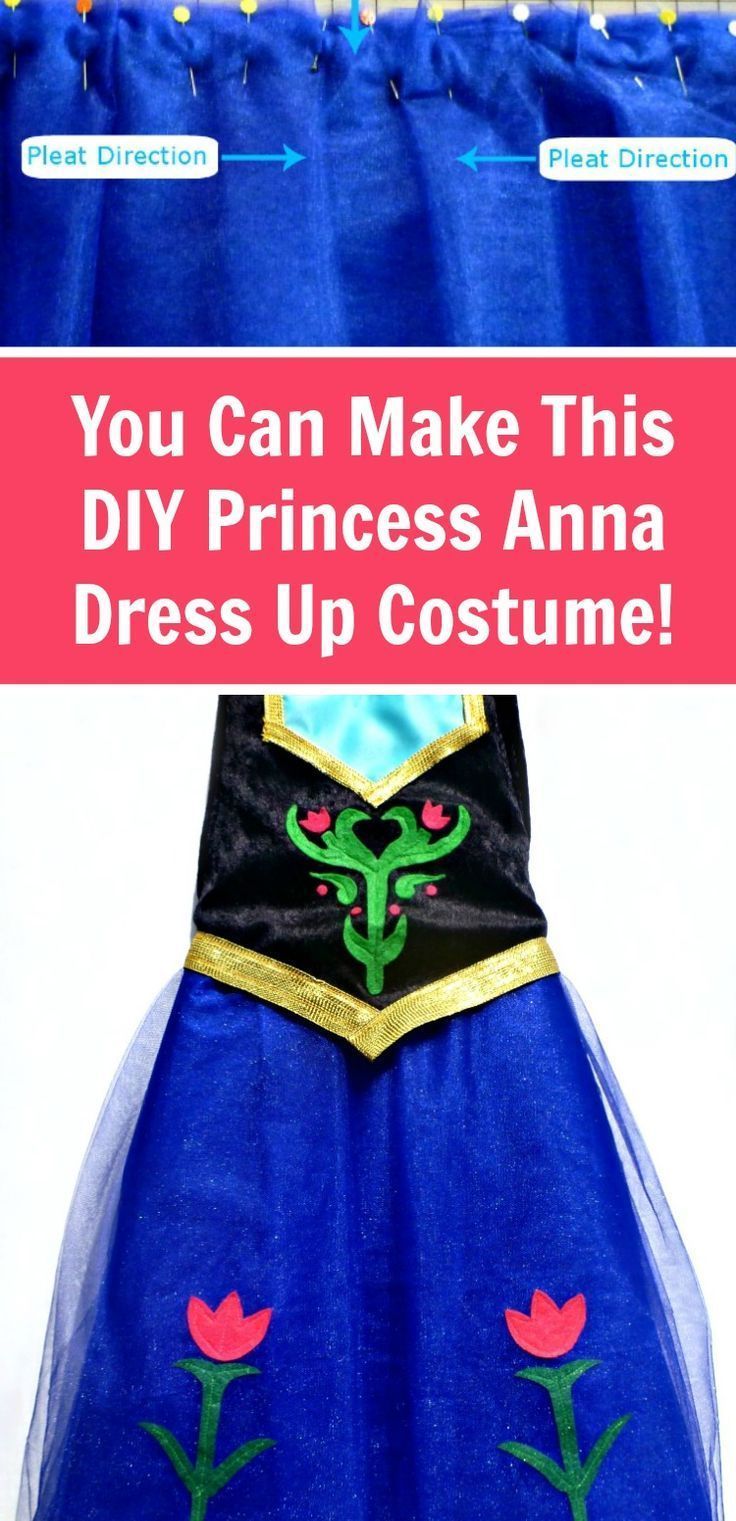 FROZEN Inspired Princess Anna Dress Up Costume (Apron) -   19 dress Patterns princess ideas